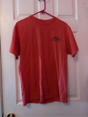 Simply Southern Bows & Boots Southern Nights Graphic Tee Coral Pink